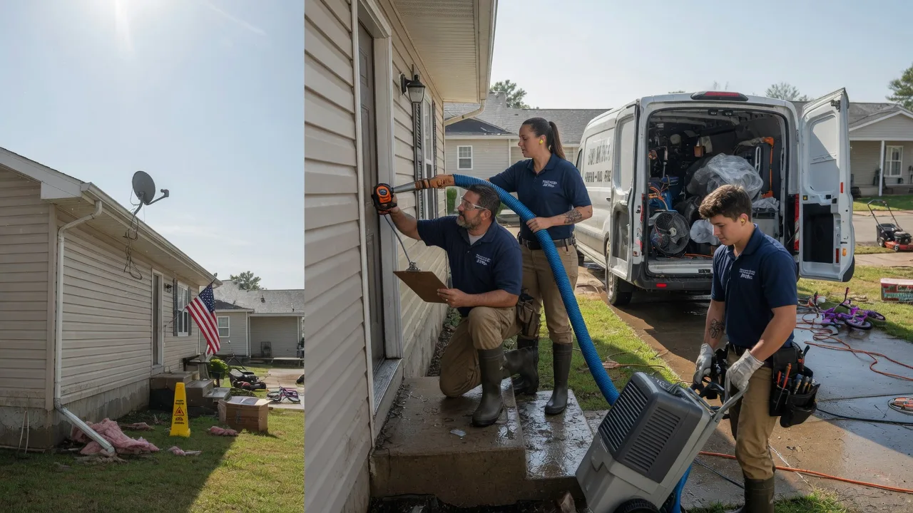 Ceiling Water Damage Restoration in Tallmadge, OH near me